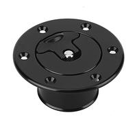 Focket Replacement Fuel Tank Cap, 6061-T6 35.5mm/1.4in Aircraft Style Fuel Cell Gas Cap Aluminum Alloy Fuel Cap Kit with 6 Hole Anodized, Replacement 1.4in Universal Car Accessory