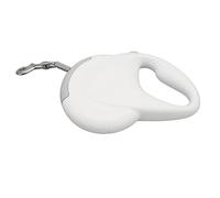Focket Retractable Dog Leash, 360 Degree Free Rotation Anti Slip Handle Retractable Leash for Large Dogs, Flexi Dog with One Button Lock Comfort Explosion Proof for Medium Large (Grey White)