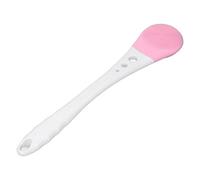Focket Shower Back Scrubber, USB Charging 3 Levels Adjustable Vibration Body Scrubber, Electric Bath Brush with Soft Silicone Bristles Long Handle for Women Men (Pink)