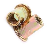 Focket Small Flange Cutter with Internal Thread Wall for a Long Lifespan M3-M12 Carbon Steel Rivnut Nutsert Pack (M5 (100 pieces/package))