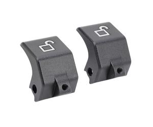 Focket Soft Top Convertible Roof Latch, Aluminium Alloy Repair Kit Replacement with Adjustable Fixing Screws Left Right for Miata 1990-2005 Black