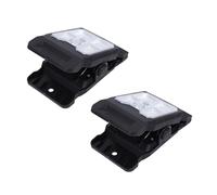 Focket Solar Motion Sensor Fence Lights, 2 Pack Clip On Solar Lights Outdoor, 3 Modes LED Security Light for Deck Railing Gutter Garden Patio