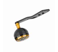 Focket Solid Metal Grip for Ad/s Rolls, Easy Fishing Knob -wipp, 3 Color Options, Black+gold+red (38mm Black Golden Thunder Strong Single Swing Arm)