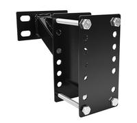 Focket Spare Tire Carrier, 150lbs Load Bearing Solid Iron Spare Tire Mount, Boat Trailer Parts with Tilted Lifting Design and Upgraded Triangular Structure for Boat Trailer Utility