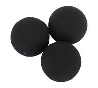 Focket Squash Ball Combo Set, Stable Trajectory Slow Moving Single Yellow Dot High Bounce Blue Dot Double Yellow with 3 Pcs for Professional Training and Beginners