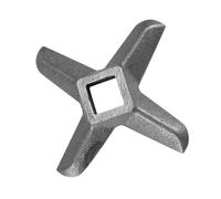 Focket Steel Meat Grinder Vane/Wing, Cross Shaped Design with 5 Blades for Stand Mixer Plastic Bodies Sausage Making Efficient Mincing (No. 32)