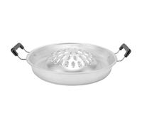 Focket Thai BBQ Grill Pan, 2 in 1 Non Stick Aluminum Hot Pot Grill Charcoal Pan for Indoor Outdoor Use with Even Heating for Gas Stove Charcoal Grill (35cm/13.78in Original Color)