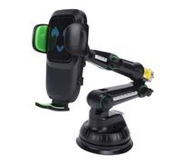 Focket Truck Phone Holder Mount, Heavy Duty Dashboard Windshield Phone Holder with 12.9 Inch Long Arm and Suction Cup, Truck Accessories for Smartphones Tablets (Green)