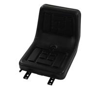 Focket Universal Forklift Seat, PU Leather, Black, Fits Excavator, Tractor, Skid Loader, Telehandler