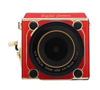 Focket Vintage Digital Camera, 56MP 2.7K Video Retro Point and Shoot Camera with Autofocus 16x Zoom Compact Design for Beginners Kids Teens Adults (Red)