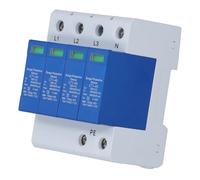 Focket Voltage Arrester Device, 40kA 35mm DIN Rail Mount Low Voltage Arrester with Overcurrent Overvoltage Protection for AC Power Systems