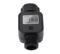 Focket Water Meter, 3 4 Inch Thread LCD Display High Accuracy Water Flowmeter, Digital Meter with Multifunctional Design for Outdoor Garden Hose Watering RV