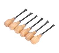 Focket Wood Carving Chisel Set, 6 Piece Hemispherical Handle Sculpture