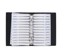 Fockety 0603 Inductor Sample Book, 64Values X 50Pcs SMD Capacitor Kit, SMD Assorted Resistors Capacitor Sample Book Combo Pack Kit for Proofing, Repair, Teaching, Experiment