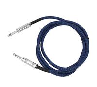 Fockety 1/4 Inch Cable Noise Reduction Flexible Durable Guitar Instrument Cord for Amplifier 1 Pack (#)