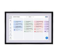 Fockety 10.1 Inch Digital Calendar & Chore Chart, Electronic Touchscreen Interactive Display for Family Schedules, Wall Mount Smart Family Planner with Meal Planner, Picture Frame (UK)