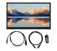 Fockety 10.1inch Touchscreen Monitor, 1024 X 600 HDMI Capacitive Touch Screen with Built in Dual Speakers, USB Portable Monitor, LCD Display for RasPi / 4/3, PC, Laptop