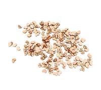 Fockety 10:251000Pcs Wooden Love Heart, Durable Table Decoration Wood Heart Confetti, Wooden Love Confetti for Rustic Wedding Planning, Wedding Ornaments, Bridal Showers, and DIY Cr