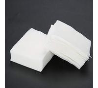 Fockety 1000Pcs Flexible Cotton Pads Nail Polish Remover Makeup Cleaner Wipes, Ideal for Face Cleaning and Nail Art, Non-Woven Fabric White - 5 * 6cm
