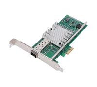 Fockety 10GB PCI E X1 Network Card, SFP+ X1 PCI Express 2.0 Ethernet Card for 82599EN Chip PCB Ethernet Fiber Adapter Network Adapter for System