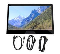 Fockety 11.6 Inch Portable Monitor, 2.5K FHD Touchscreen 120HZ Laptop Screen Extender Built in Speakers & Stand, Plug & Play USB C HDMI Second External Monitor for Laptop, PC, Phone