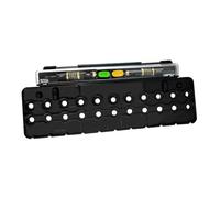 Fockety 11 Holes Shelf Pin Jig, 2 In 1 Multifunctional Shelf Pin Drilling Jig with 1/4" and 5mm Drill Bit, Cabinet Hardware Jigs, Woodworking Tool Drill Guides