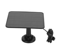 Fockety 12W Solar Panel for Arlo Pro 3 Pro 4 2 Go 2 Camera, Video Doorbell Power Supply for Spotlight Camera Battery with 9.8ft Charger Cable, 360°Adjustable Mount Solar Battery (Black)