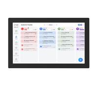 Fockety 15.6In Smart Digital Calendar, 1080P Full HD Touch Screen Interactive Digital Planner Display, 32GB Wall or Desk Mountable Family Planner for Family Schedules and Cloud Photo (Black)