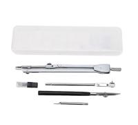 Fockety 150mm Navigation Divider, High Strength Stainless Steel Single Handed Geometry Drawing Tool, with Small Size for Shipbuilding Engineers Architectural Students