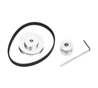 Fockety 20/60 Teeth Synchronous Wheel for 3D Printer Parts - Oxidation-treated Timing Pulley - Ideal for CNC Engine Lathes and Drilling Machines