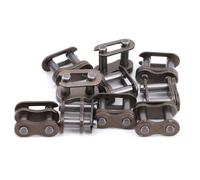 Fockety 25H Chain Master Link High Strength Connectors Cast Iron 10pcs Easy Installation for Replacement