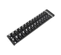 Fockety 28 Size Nut and Screw/Fastener Thread Checker, 14 Standard & 14 Screw/Fastener Size and Thread Gauge, and Nut Identifier Gauge with Inch and Centimeter Ruler for Checking Fixed
