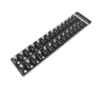 Fockety 28 Size Nut and Screw/Fastener Thread Checker, Standard & Metric Screw/Fastener Size and Thread Gauge, and Nut Identifier Gauge with Inch and Centimeter for Checking Fixed or Threaded Holes