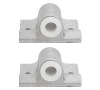 Fockety 2Pcs Boat Aluminum Oar Lock Socket, Corrosions Resistants Cast Aluminum Marine Round Gunwale Jon Rowboat Oarlock Socket with Built In Nylon Bearings, for Fishing Boats