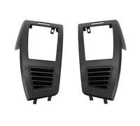 Fockety 2pcs Center Dash A/C Outlet Air Vent Panel with Grille, Console Outlet Insert Frame Fit for Altima 2005-2006, Console Insert Grille Panel Trim Cover, Replaces SP10321 (Black)