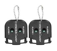 Fockety 2pcs Portable Score Counter, Mini Stroke Shot Counter with Key Chain, for and Other Ball Games, Outdoor Sports Bag Pendant