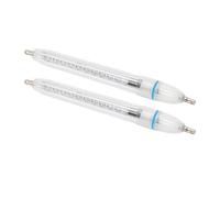 Fockety 2Pcs Underwater Fishing Light, Waterproof Deep Drop Bait Lure Lamp, Battery Powered LED Flashing Attractive Light with 3 Mode, Night Fishing Lights Fish Tools, Included 6 (Blue)