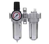 Fockety 3/8in Compressed Air Filter Regulator Lubricator Combo, Semi Auto