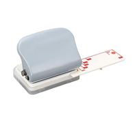 Fockety 3 Hole Punch, Metal Paper Puncher 3 Hole, Adjustable Positioning Three Punch, Up to 5 Sheet Paper Capacity, Punching, for Home Office School Supplies Scrapbook