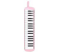 Fockety 37 Keys Melodica Instrument, Handheld Melodica Clear Tone Air Piano Keyboard with Carry Case and Mouthpieces for Kids and Adults (Pink)