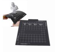Fockety 3D Printer Heat Bed, 235mm X 235mm Magnetic Platform Sticker Sheet, 3D Printing Build Surface Adhesive Removeable Print Bed Sticker Prevent Curling Replacement Parts