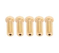 Fockety 3D Printer Nozzles, Anti Clog Funnel Design Brass Nozzles, 0.6mm