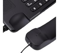 Fockety 4G Desk Phone, SOS Emergency Call 2000mAh Battery with Type C Charging Long Standby Time, User Friendly Key Layout GSM SIM Phone for Elderly Home Office Reliable Communication Use