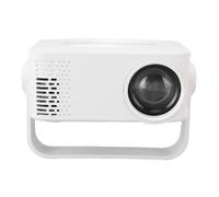 Fockety 4K Projector with WiFi, 1080P 360° Rotatable Outdoor Portable Projector with Auto Keystone and Mount, Lightweight Home Theater for Mobile Phone Laptop PC (UK Plug)