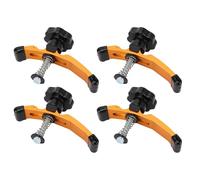 Fockety 4PCs T Track Hold Down Clamps, 3in Clamping Capacity