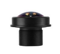 Fockety 5MP Wide Angle HD Fisheye CCTV Surveillance Camera Lens for Clear Video in Low Light Conditions for Monitoring Baby and Pets Black 1.56mm M12