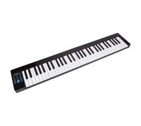 Fockety 61 Key Folding Piano Keyboard, Portable Foldable Electric Bluetooth Digital Piano with Bag, LCD Display and Sustain Pedal, Keyboard Piano for Beginner, Kids and Adults