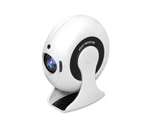 Fockety 720P Video Projector, 150 Inches Display 11.0 LED Projector Support 4K Decoding WiFi 5.0, with Multiple Ports for Home Theater Media Player (UK Plug)