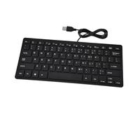 Fockety 78 Keys Ultra Thin Mini USB Wired Keyboard for Desktop Computer Laptop PC, Laptop Keyboard for Laptop, Slim Keyboard with USB for Desktop Computer, Computer Keyboard for Laptop