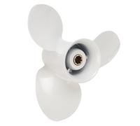 Fockety 9 1/4x10 Boat Outboard Propeller, Aluminum Alloy 3 Blades Replacement for F9.9 15, with 8 Spline Teeth Right Hand Rotation, Boat Propeller Fit 9.9 15 15C Outboard Engines